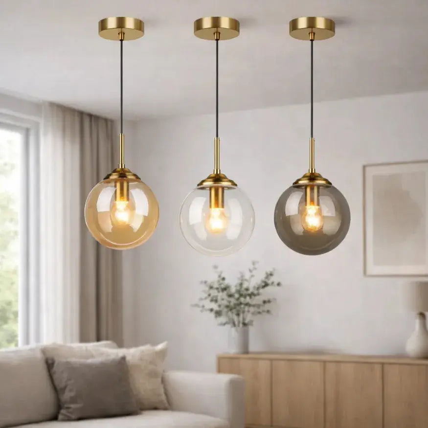 Suspension en verre design Ø 15 cm | Nohr