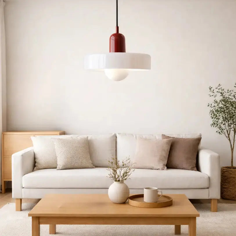 Suspension en verre moderne Ø 25 cm | Modèle Soline