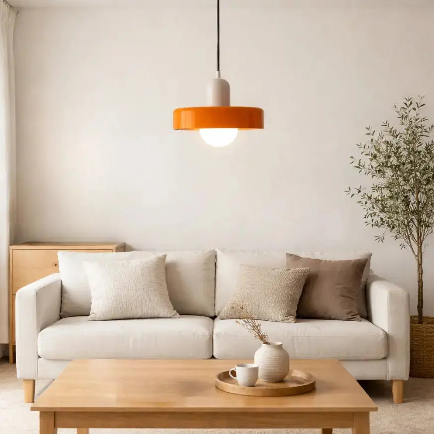 Suspension en verre moderne Ø 25 cm | Modèle Soline