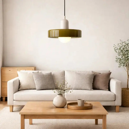 Suspension en verre moderne Ø 25 cm | Modèle Soline