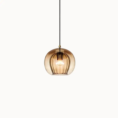 Suspension en verre design Ø 20 cm | Vika