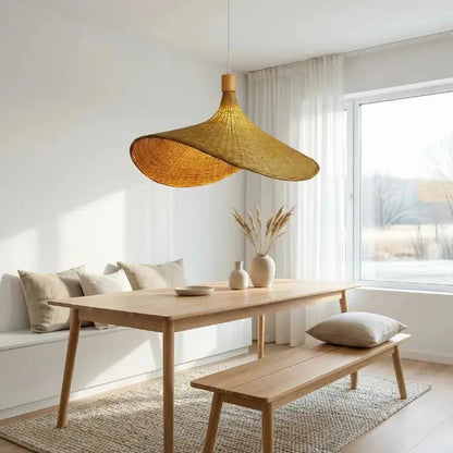 Suspension sculpturale en bambou Ø 30 cm | Våga